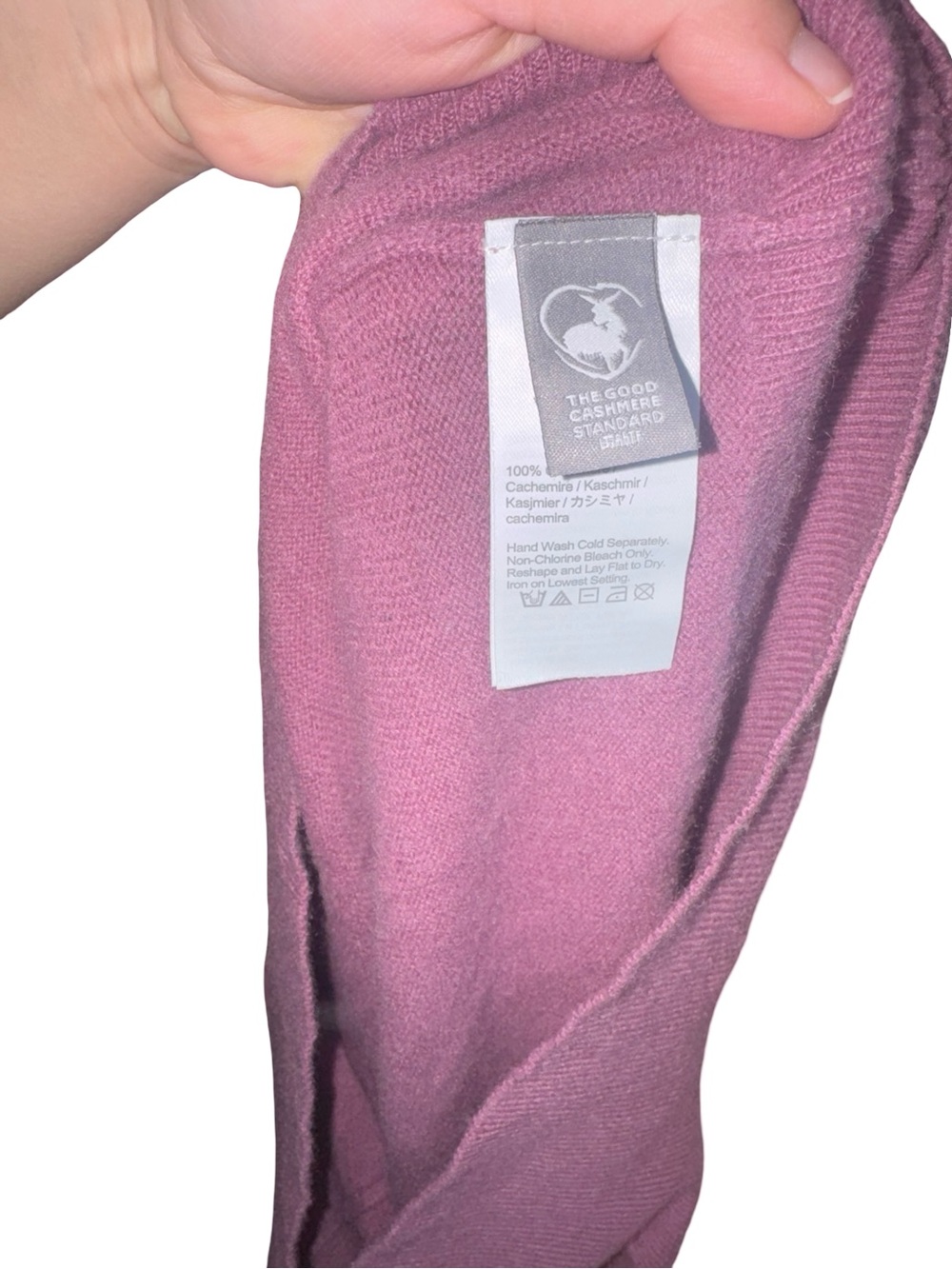 J.Crew 100% Cashmere Crewneck Sweater Plum Purple Size M - Picture 6 of 7